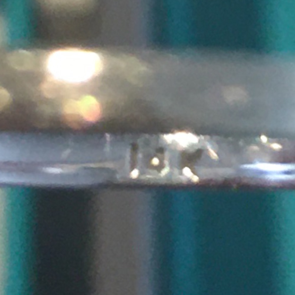 Beautiful Diamond 14k white gold ring with 5 sparkling effy diamond - Picture 4 of 9